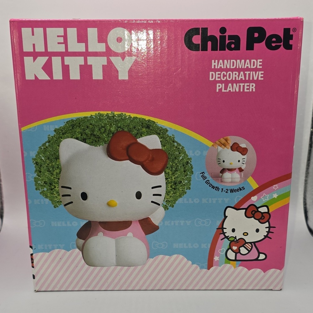 Chia Pet‎ Hello Kitty Handmade Decorative Planter with Chia Seeds
